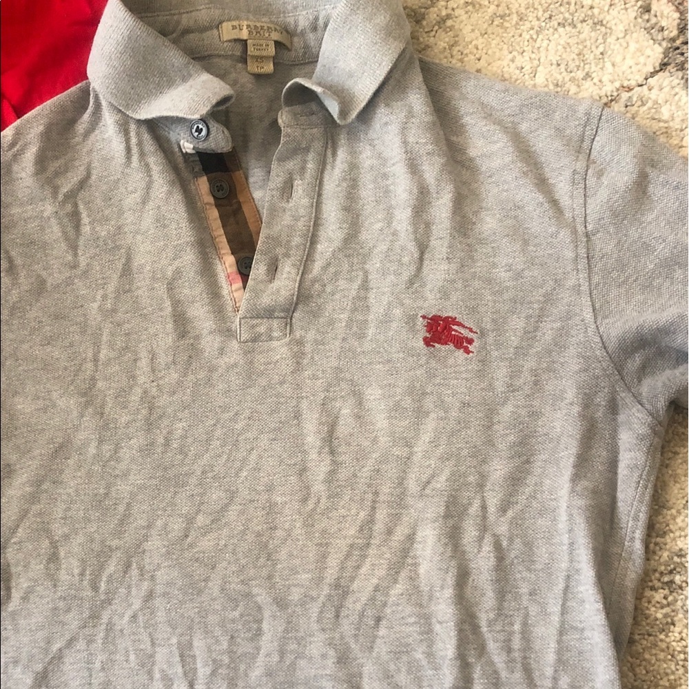 Burberry collar shirt